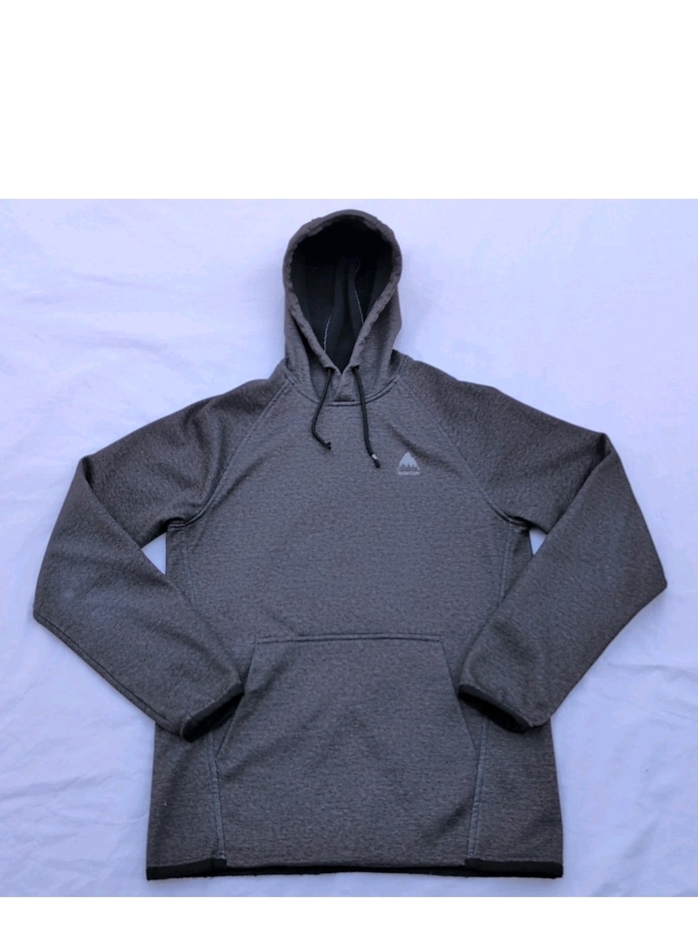 Burton Hoodie Mens Extra Small Crown Weatherproof Black Fleece Pullover Outdoor
